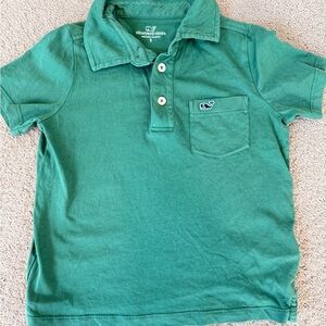 Vineyard Vines Kids Polo Shirt in Teal